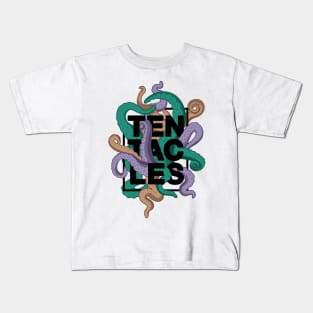 Tentacles – Multicoloured Kids T-Shirt